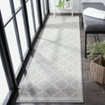 thumbnail image 1 of Safavieh Amherst Trina Geometric Runner Rug, Light Gray/Beige, 2'3" x 17', 1 of 9