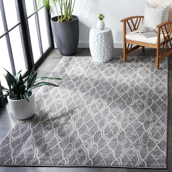 Safavieh Amherst Virginia Geometric Area Rug, Gray/Light Gray, 9' x 12'