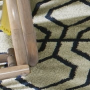 Safavieh Amherst Vivian Geometric Area Rug, Ivory/Navy, 2'6" x 4'