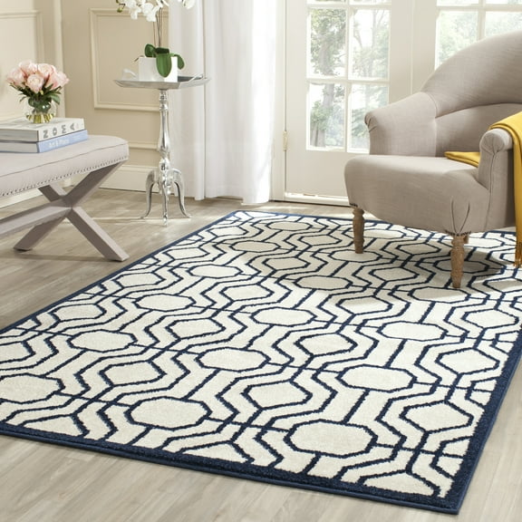 Safavieh Amherst Vivian Geometric Area Rug, Ivory/Navy, 8' x 10'