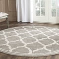 thumbnail image 1 of Safavieh Amherst Wendy Geometric Area Rug, Dark Gray/Beige, 7' x 7' Round, 1 of 9