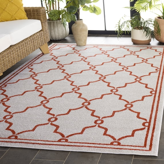 Safavieh Amherst Wesley Geometric Area Rug, Beige/Orange, 2'6" x 4'