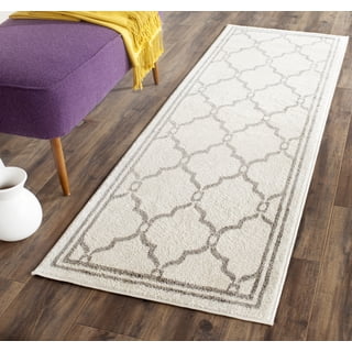 Safavieh Amherst Wesley Geometric Runner Rug, Ivory/Gray, 2'3" x 11'