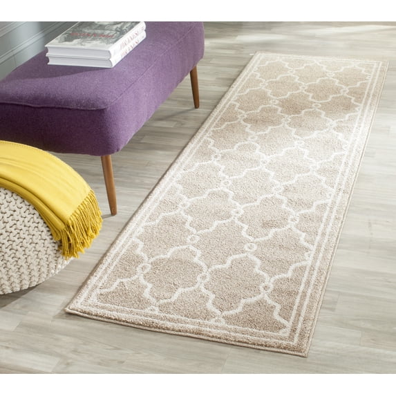 Safavieh Amherst Wesley Geometric Runner Rug, Wheat/Beige, 2'3" x 11'