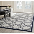 thumbnail image 1 of Safavieh Amherst William Geometric Area Rug, Ivory/Navy, 2'6" x 4', 1 of 10