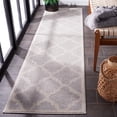 thumbnail image 1 of Safavieh Amherst Willmer Geometric Runner Rug, Light Gray/Beige, 2'3" x 11', 1 of 9