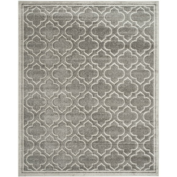 SAFAVIEH Amherst Wilson Geometric Area Rug, Grey/Light Grey, 12' x 18'