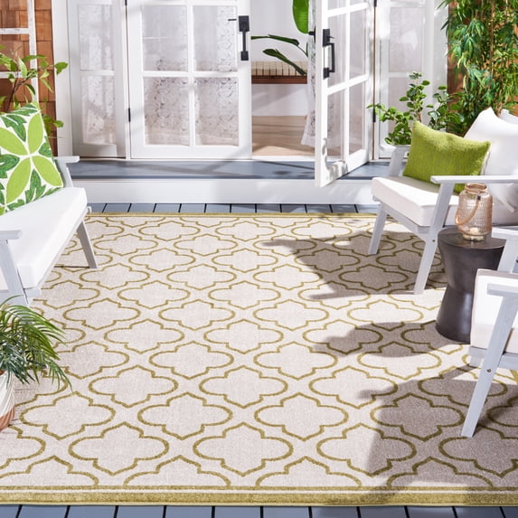 Safavieh Amherst Wilson Geometric Area Rug, Ivory/Light Green, 8' x 10'