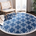 thumbnail image 1 of Safavieh Amherst Wilson Geometric Area Rug, Navy/Ivory, 7' x 7' Round, 1 of 9