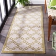thumbnail image 1 of Safavieh Amherst Wilson Geometric Runner Rug, Ivory/Light Green, 2'3" x 7', 1 of 8
