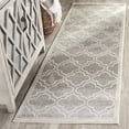thumbnail image 1 of Safavieh Amherst Wilson Geometric Runner Rug, Light Gray/Ivory, 2'3" x 11', 1 of 11