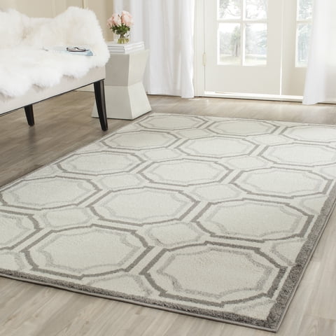 Safavieh Amherst Winnie Geometric Area Rug, Ivory/Light Gray, 3' x 5'