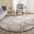 thumbnail image 1 of SAFAVIEH Amherst Winnie Geometric Area Rug, Ivory/Light Grey, 5'3" x 8', 1 of 11