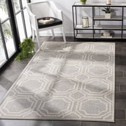 Safavieh Amherst Winnie Geometric Area Rug, Light Gray/Ivory, 2'6" x 4'