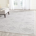 thumbnail image 1 of Safavieh Amherst Winnie Geometric Area Rug, Light Gray/Ivory, 7' x 7' Square, 1 of 9