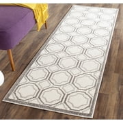 Safavieh Amherst Winnie Geometric Runner Rug, Ivory/Light Gray, 2'3" x 7'