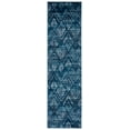 thumbnail image 1 of SAFAVIEH Amsterdam Earnestine Geometric Runner Rug, Navy/Aqua, 2'3" x 8', 1 of 8