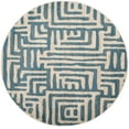 thumbnail image 1 of SAFAVIEH Amsterdam Elvan Geometric Area Rug, Ivory/Light Blue, 5'1" x 5'1" Round, 1 of 8