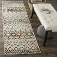 thumbnail image 1 of SAFAVIEH Amsterdam Gladwin Geometric Runner Rug, Ivory/Multi, 2'3" x 20', 1 of 10