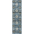 thumbnail image 1 of SAFAVIEH Amsterdam Karenza Geometric Floral Runner Rug, Blue/Cream, 2'3" x 8', 1 of 5