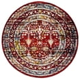 thumbnail image 1 of SAFAVIEH Amsterdam Margery Traditional Area Rug, Red, 6'7" x 6'7" Round, 1 of 8