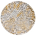 thumbnail image 1 of SAFAVIEH Amsterdam Ruby Animal Area Rug, Beige/Gold, 6'7" x 6'7" Round, 1 of 8