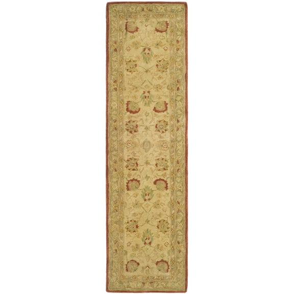 SAFAVIEH Anatolia AN512E Handmade Beige / Rust Rug
