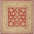 thumbnail image 1 of SAFAVIEH Anatolia Tracy Floral Wool Area Rug, Red/Ivory, 8' x 8' Square, 1 of 10