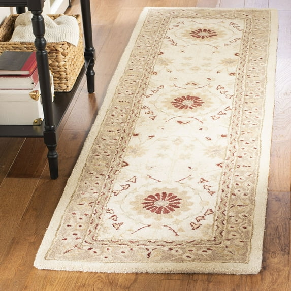 SAFAVIEH Anatolia AN550A Handmade Sand / Walnut Rug