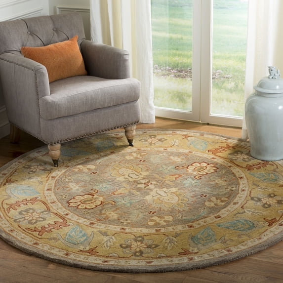 SAFAVIEH Anatolia AN577A Handmade Brown / Camel Rug