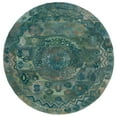 thumbnail image 1 of SAFAVIEH Anatolia Alvin Medallion Area Rug, Aqua/Green, 6' x 6' Round, 1 of 9