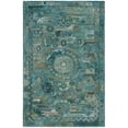 thumbnail image 1 of SAFAVIEH Anatolia Alvin Medallion Area Rug, Aqua/Green, 6' x 9', 1 of 7