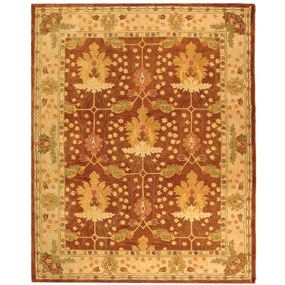 SAFAVIEH Anatolia Carley Floral Area Rug, Brown/Beige, 9'6" x 13'6"