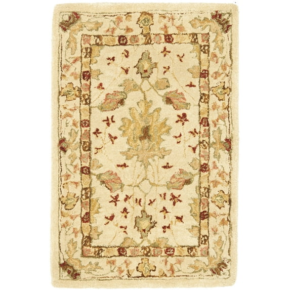 SAFAVIEH Anatolia Carley Traditional Wool Area Rug, Ivory, 2' x 3'