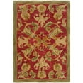 thumbnail image 1 of SAFAVIEH Anatolia Chloe Floral Wool Area Rug, Burgundy/Sage, 3' x 5', 1 of 4