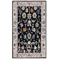 thumbnail image 1 of SAFAVIEH Anatolia Dalton Oriental Wool Area Rug, Black/Ivory, 3' x 5', 1 of 8