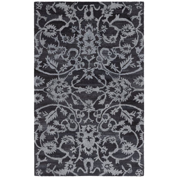 SAFAVIEH Anatolia Jamaar Floral Area Rug, Grey, 4' x 6'