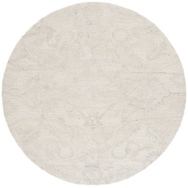 SAFAVIEH Anatolia Jamaar Floral Area Rug, Ivory, 6' x 6' Round