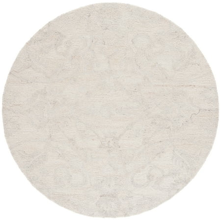 SAFAVIEH Anatolia Jamaar Floral Area Rug, Ivory, 6' x 6' Round