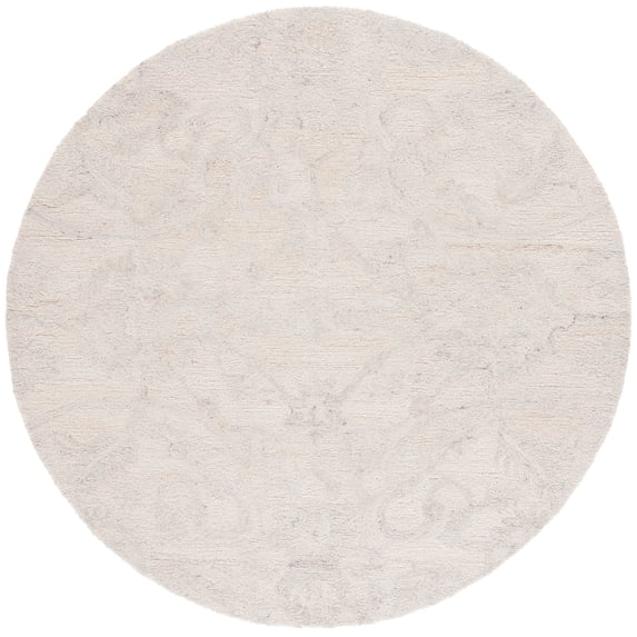 SAFAVIEH Anatolia Jamaar Floral Area Rug, Ivory, 6' x 6' Round