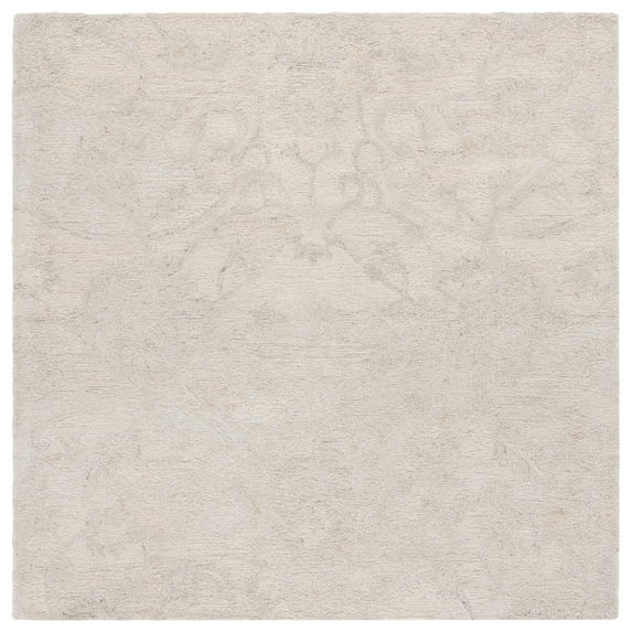 SAFAVIEH Anatolia Jamaar Floral Area Rug, Ivory, 6' x 6' Square