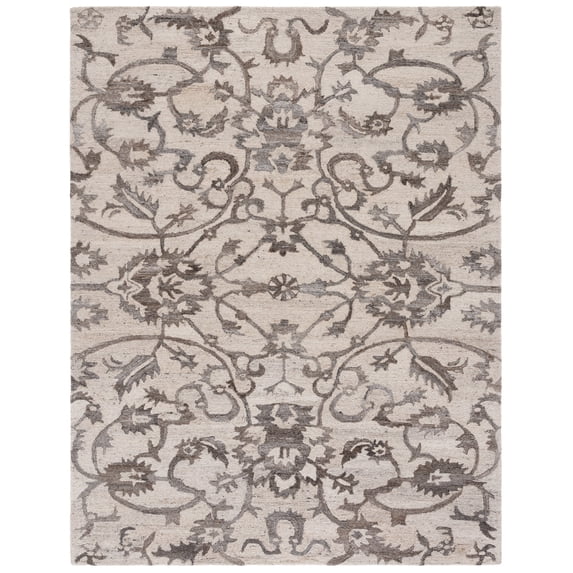 SAFAVIEH Anatolia Jamaar Floral Area Rug, Ivory/Brown, 8' x 10'