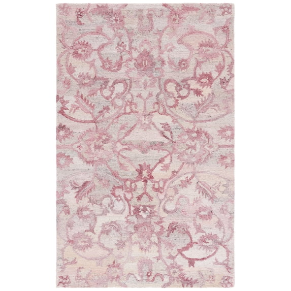SAFAVIEH Anatolia Jamaar Floral Area Rug, Light Pink, 6' x 9'