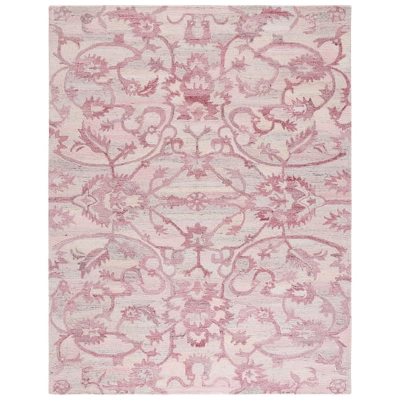 SAFAVIEH Anatolia Jamaar Floral Area Rug, Light Pink, 8' x 10'