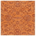 thumbnail image 1 of SAFAVIEH Anatolia Jamaar Floral Area Rug, Rust, 6' x 6' Square, 1 of 7