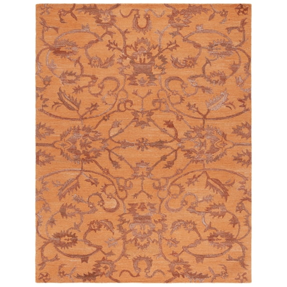 SAFAVIEH Anatolia Jamaar Floral Area Rug, Rust, 8' x 10'