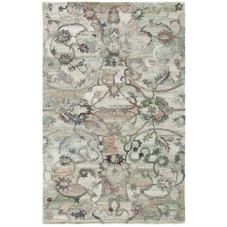 SAFAVIEH Anatolia Jamaar Floral Area Rug, Sage/Beige, 3' x 5'