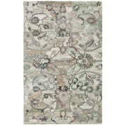 SAFAVIEH Anatolia Jamaar Floral Area Rug, Sage/Beige, 6' x 9'
