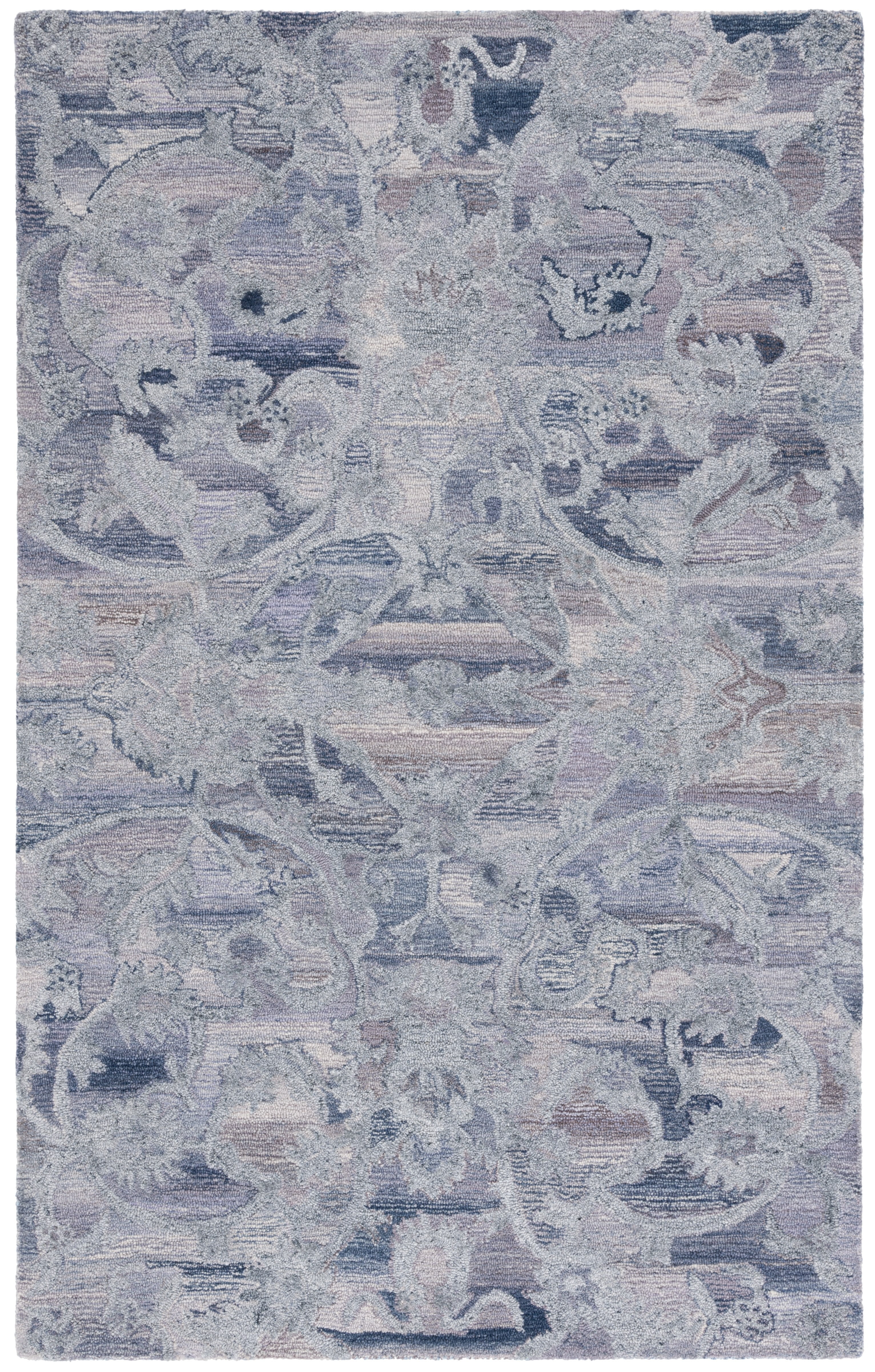 SAFAVIEH Anatolia Jamaar Floral Area Rug, Violet/Purple, 5' x 8'