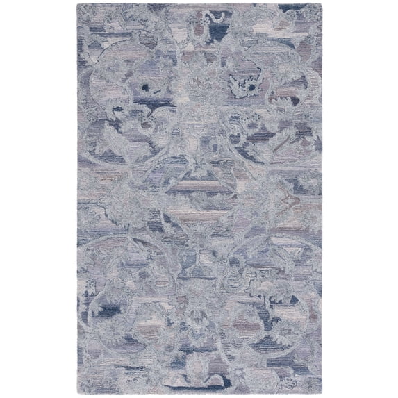 SAFAVIEH Anatolia Jamaar Floral Area Rug, Violet/Purple, 5' x 8'